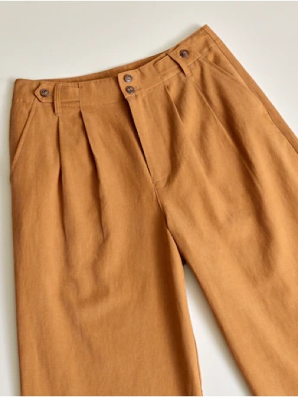 Madewell High-Waist Wide-Leg Pleated Harlow Pant in Drapey Twill Size 4P